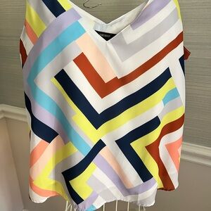 Colorful V neck Tank